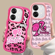 MERAH D-13 Barbie Girl Pink red Casing for ITEL S25 Ultra A50 A90 P55 A80 black