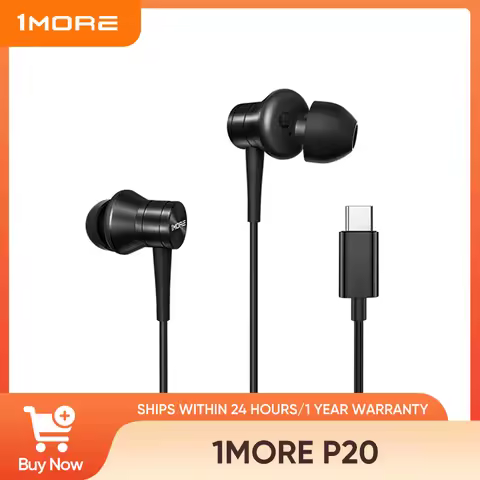 1MORE headphones P20 Wired In-ear Sports Type-C HIFI Hi-Res Earphone ENC Mic With Microphone for Xia