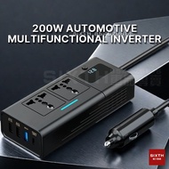 12v To 110v/220V Car Inverter Transformer Socket Adapter Cigarette Lighter Expansion USB Charger QC3.0 PD