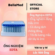 EDTA PLASTIC EXPERIMENTAL TUBE - ANTI-COagulation 1 LOT Ful 100 PCS