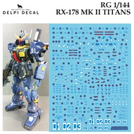 [DELPI DECAL] 534 RG 1/144 RX-178 MK II TATINS GUNDAM WATER SLIDE DECAL