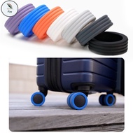 KS 4/8PCS luggage wheel replacement rubber Trunk Wheels Protection Cover Silent Luggage Wheel Rubber