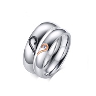 < 316 Shop > [C503] (High-Quality 316 Titanium Steel Ring-Just Love You Couple Ring/Love Ring/Heart 
