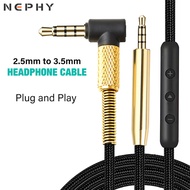 3.5mm To 2.5mm Jack Audio Cable For AKG Y50 Y45 Bose QC25 OE2 QC35 JBL S700 Headphones Adapter Conne