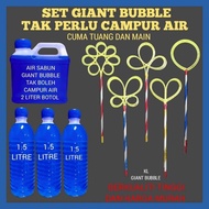 Air Sabun Giant Bubble 500ml/1.5 liter/2 liter (Bukan Pati) Dan Stick