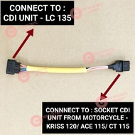 CDI CONVERTER SOCKET - LC 135 > PNP > KRISS 120/ CT 115/ ACE 115/ CT 110 (NK)