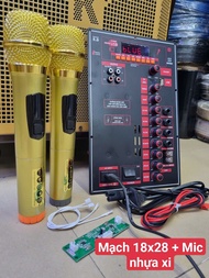 MẠCH LOA KÉO 18cm x 28CM dsp Reverb - Dùng cho loa bass đơn 30~40 bass đôi 16~20