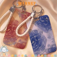 WEY Business Card Holder, Plastic Credit Card Holders, Cartoon Badge Holder Women Men