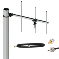 SignalPlus Yagi UHF GMRS Base Radio Antenna 400-470Mhz 7dBi for GMRS Repeater/ Ham Radio, 7meter svy
