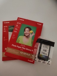 Canon 746XL 彩色墨+2盒相紙