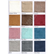 Kain Sofa Bludru / Beludru / Velvet Tebal Glossy Mengkilap - Milano (Furniture, Sofa, Jok, Kursi, Sa