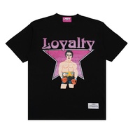 OVERSIZE T-SHIRT "BOXING LOYALTY" BLACK TEE LOYALTY (UNISEX)