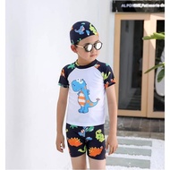 3pcs Baby Boy Swimming Suits Dinasour