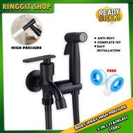 Ringgit Shop Set Semburan Tandas Stainless Steel Toilet Bidet Spray Set Toilet Sprayer Handheld Fauc