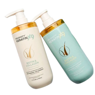 Cặp Dầu Gội Xả VOUDIOTY BIOTIN COLLAGEN KERATIN X9 – Phục Hồi Tóc Hư Tổn Giảm Rụng Sạch Gàu – 500ml