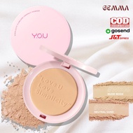 (GOSEND/COD) YOU SIMPLICITY FLAWLESS COMPACT POWDER | NOUTRIWEAR SILKY PRESSED FOUNDATION FULL COVER