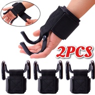 Squat Weight Lifting Horizontal Bar Wrist Guard with Grip Hook Sports Equipment Metal Sturdy Pull-up