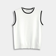 HI STYLE - Men Sleeveless Vest - White - HSC510202
