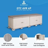 Ptr Olymplast Otc Avr 4P Lemari Meja Tv Nakas Rak Tv Bufet Plastik 4