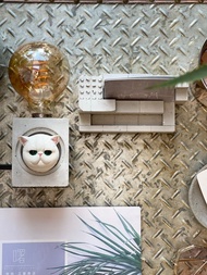 曙MUSE 方型臉水泥桌燈 LED燈 鎢絲燈泡 USB燈 擺飾