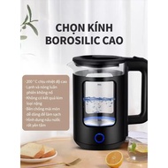 Super speed kettle, 2.3L /2.0L capacity water kettle cheap electric kettle set Glass Kettle