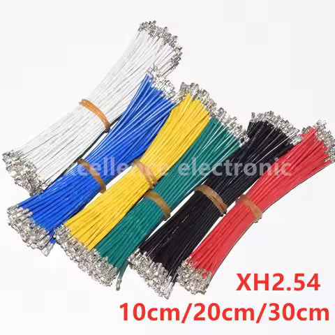 50pcs/Lot XH 2.54MM Double Head with Terminal Wire without Housing 10cm 20cm 30cm Female To Female E