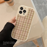 Vintage Autumn and Winter Flannel for IphoneiPhone 15 15plus 15pro 15promax 14 14plus 14pro 14promax 13mini 13 13Pro 13pro Max 12Mini 12 12 Pro 12 Pro Max 11 11 Pro 11 Pro Max X Xs Xr Xs Max 7 8 Plus Soft Cellphone Case Cover Shell