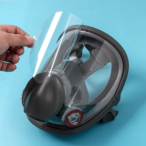 Protective Scratch Resistant Film For 3M 6800 Gas Mask Respirator Full Face Window Screen Protector