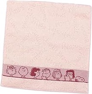 Marimo Craft SPT-526 Snoopy Mini Towel, Movie Theater, Pink, 9.8 x 9.8 inches (250 x 250 mm)
