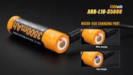 Fenix ARB-L18-3500U 3500mAh 18650 USB Li-ion battery 鋰離子電池