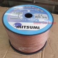 สายลำโพง 100 เมตร ยี่ห้อ MISUMI 1ขด สายลำโพง อย่างดี ความยาว 100 m