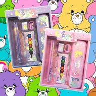 Care Bears Stationery Very Cute Pencil Box Eraser Scratch Complete Set Great Value!!️ 2 Colors: Purp