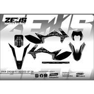Decal Sticker - Decal Sticker cross x 150-200 gt Zeus SC 09