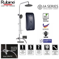 [IA991DR]-Rubine 3in1 Diverter IA Series DC Silent Pump RWH-IA991D with Rain Shower Heater