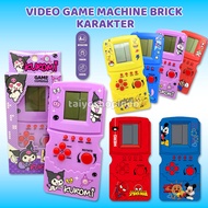 TAIYO Video Game Machine Brick Cartoon Character Games Console Gameboy Tetris Classic Old School Chi