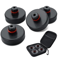 4 Pcs Car Jack Rubber Pad TESLA Model 3/S/X/Y Chassis Protect Lifting Jack Rubber Mat Hydraulic Jack