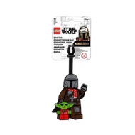 LEGO ป้ายติดกระเป๋า ป้ายห้อยกระเป๋าเดินทาง เลโก้ สตาร์วอร์ส Disney Star Wars Holiday Mando & Grogu ล
