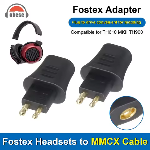 OKCSC Headphone Converter MMCX/2pin 0.78mm Cable Connected to FOSTEX TH900 MKII MK2 TH600 TH909 Head