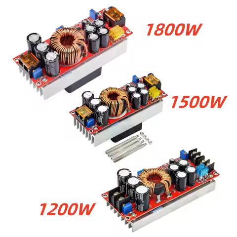 1800W 40A 1500W 30A 1200W 20A DC-DC Boost Converter Step Up Power Supply Module 10-60V to 12-90V adj