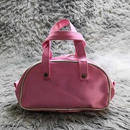 Pink Mini Duffel Style Mini Hand Bag