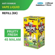 [SPECIAL PRICE] Fumakilla Vape Refill 45 Nights Fruity Fresh Mosquito Repellent 45ml (6X More Effect