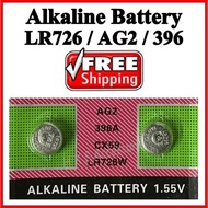 [SG Seller] Watch Battery SR726SW LR726 LR59 AG2 196 GP396 396 397 SR726 SR726W Button Cell
