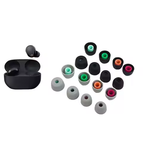 6Pcs Headphones Earplugs Silicone Ear Tips For WF-1000XM5 1000XM4 1000XM3 Oneplus Buds Z TWS Earbuds