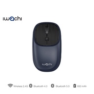 IWACHI I4 Wireless mouse Rechargeable bluetooth 2.4G BT4.0/BT5.0 Noiseless