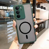 For Realme C75 / C75X 4G / 14X 5G / C73 / Narzo 80 Lite With Magnetic Sticker Matte TPU Protective S