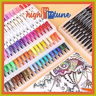 ➞ ― ▬ HIGHTUNE  Dual Watercolor Brush Pen Art Supplies Marker Pens Doodle Creations Colour Pens