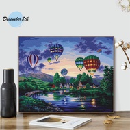 Wall Painting Coloring Painting Digital oil painting December8th Hot air balloon