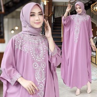 Kaptan Triana Jumbo Baju Gamis Wanita Muslim Terbaru 2022 Model Polos