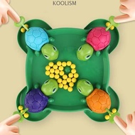 KOOLISM Turtles Eat Beans Board Game, Tabletop Game Portable Hungry Turtle Board Game, Creative Lear