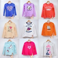 Size 4T-6T - Genuine girls' long-sleeved T-shirt 1140